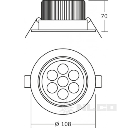 Светильник NLCO DRG8-39